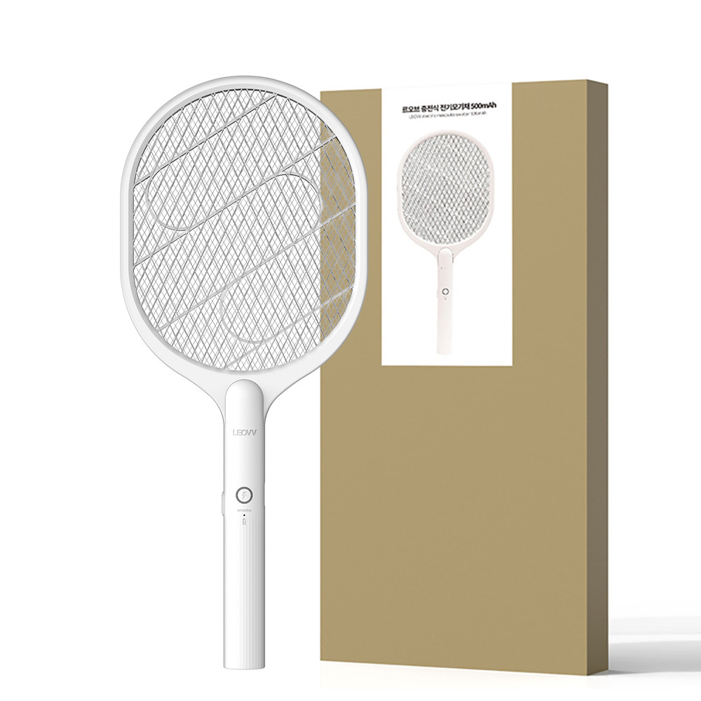 (공동구매) 르오브 충전식 전기모기채 500mAh