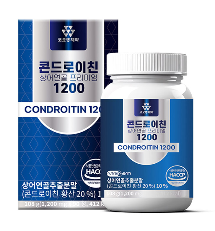 (공동구매) [코오롱제약] 상어연골 콘드로이친 1200 1박스 (90정) 3개월분