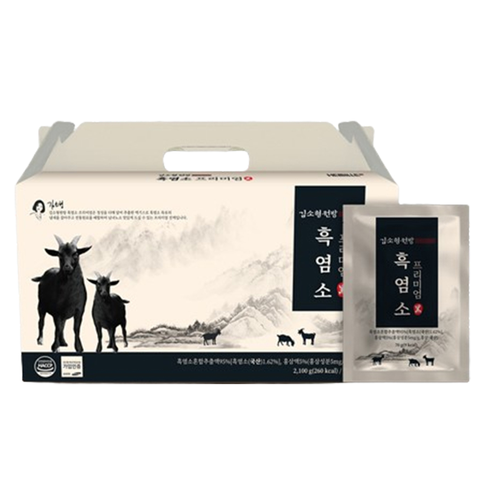 (공동구매) 김소형 흑염소 프리미엄 70g x 30포
