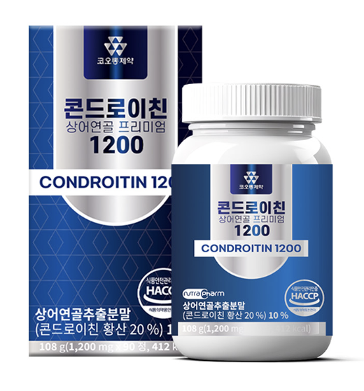 하루1정 관절케어, 코오롱제약 상어연골 콘드로이친1200 사용전후 변화·공구혜택 총정리